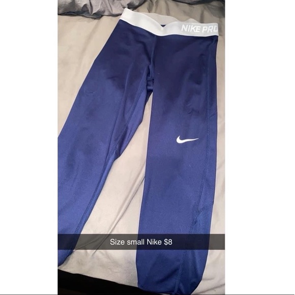 Blue Nike size small leggings. Great condition - Picture 2 of 2